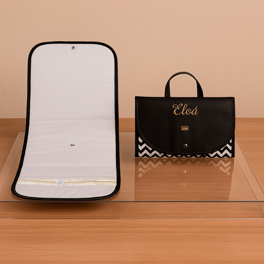 Trocador De Bebê Portatil Formato Carteira Varias Cores Personalizado