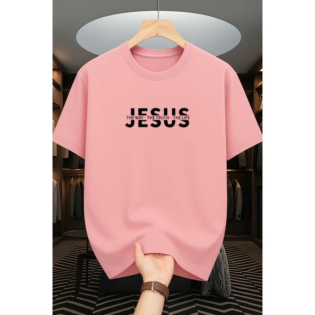 T-shirt Cristã Estampada Jesus Camiseta Versículo Bíblico 100% Algodão em Oferta na Shopee