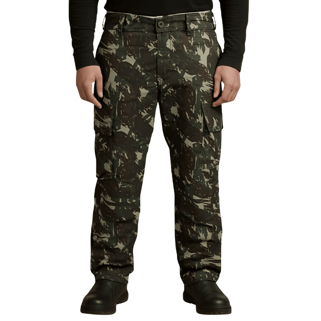 Calça Instrução Ripstop Comfort Camuflado Padrão Exército