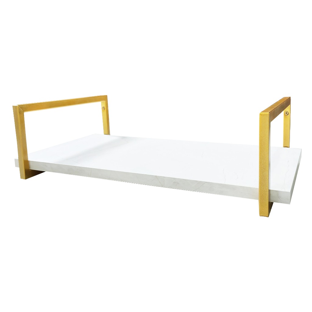 Estilo Industrial Unitário Dourado - Prateleira 25cm - 04 un. — imagem 2 de 2