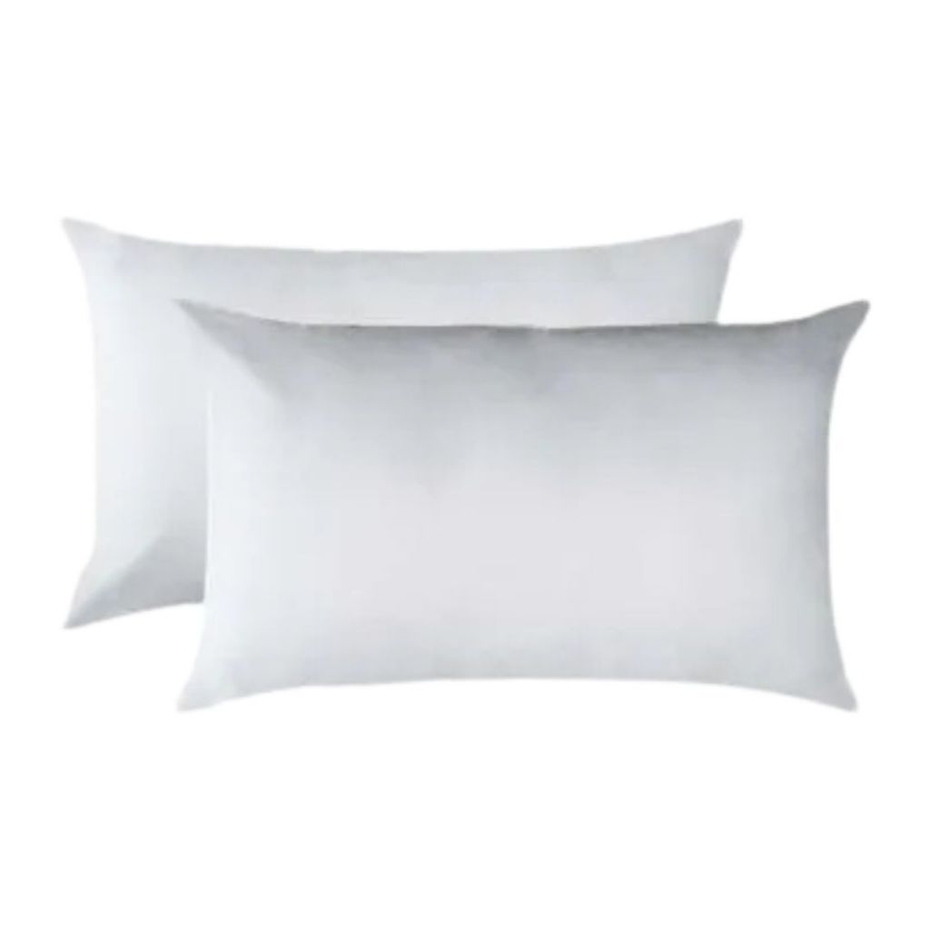 Kit 2 Refil de Almofada Baguete Flocos de Espuma 50x30cm em Oferta na Shopee