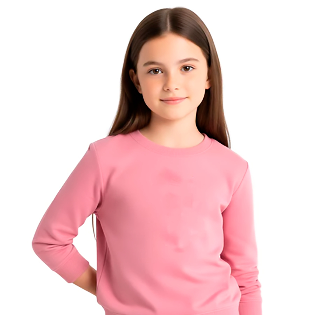 Casaco Feminino Infantil Liso Moleton Básico Infantil Moletom Infantil Casaco Criança Moda Juvenil