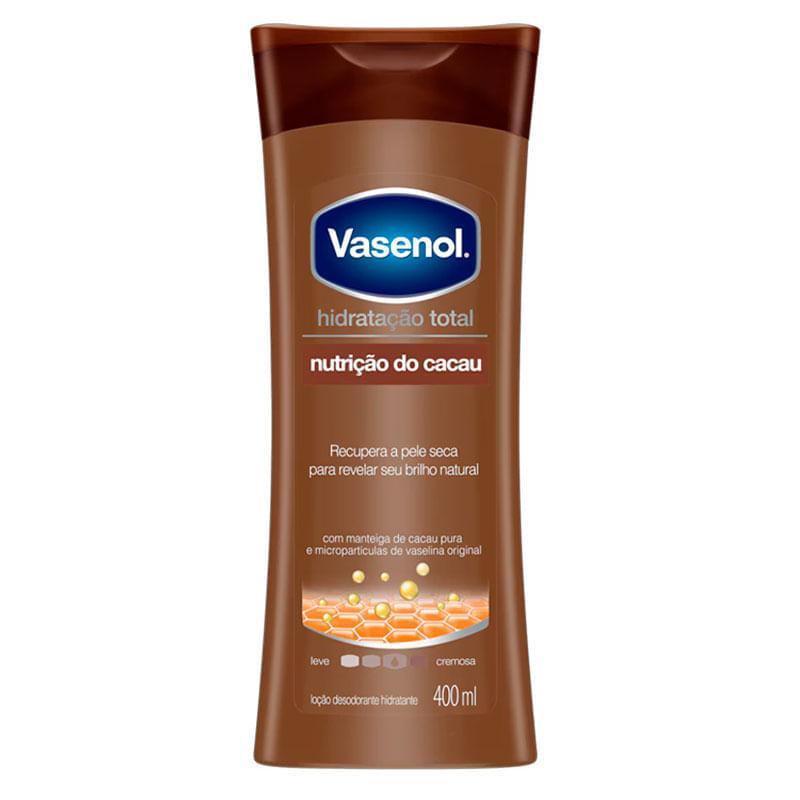 Loção Hidratante Vasenol Nurição de Cacau 400ml em Oferta na Shopee
