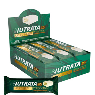 Barra de Proteína Protobar Pistacchio Bacio di Latte Display c/ 9 un (70g) - Nutrata em Oferta na Shopee