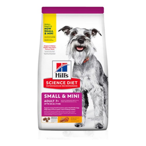 Ração Hills Para Cães Adulto 7+ Pequenos 7.03 Kg