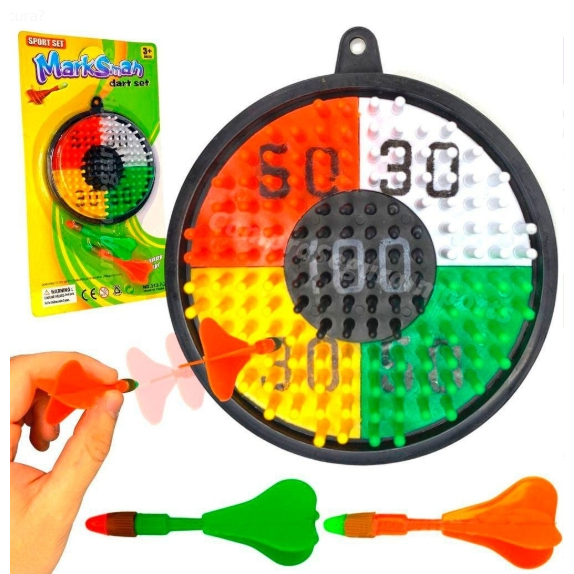 Jogo De Dardos Ultramira C 4 Peças Brinquedo Infantil