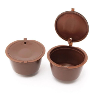 Kit 3 Cápsulas Reutilizáveis Dolce Gusto Filtro Recarregável Com Medidor e Pincel em Oferta na Shopee