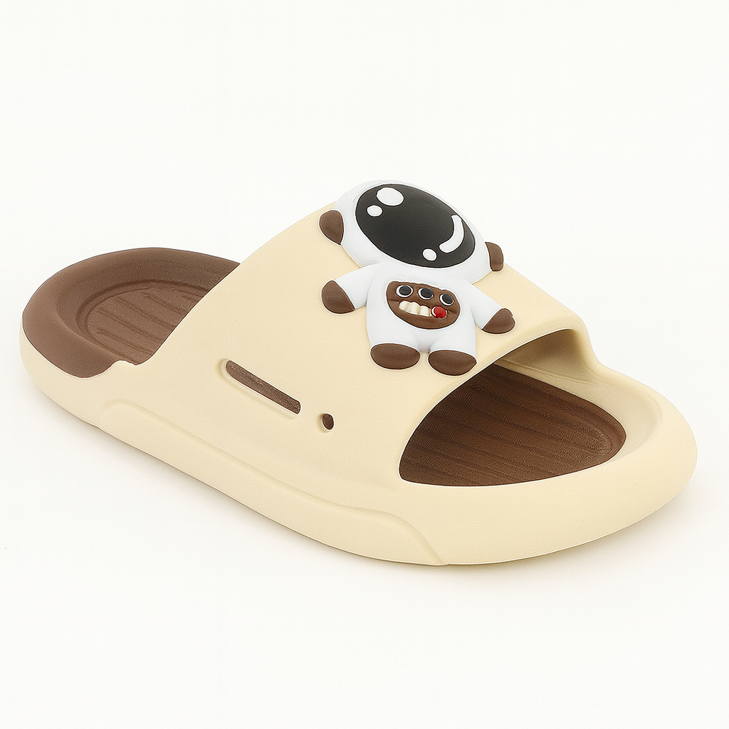 Chinelo Slide Infantil menino masculino Leve Confortável Antiderrapante macio Astronauta