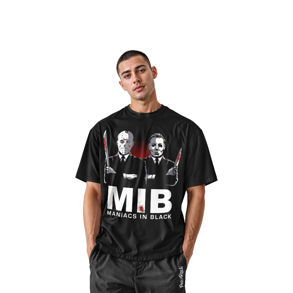 Camiseta Camisa Filmes terror suspense Mib Michael Myers Jason Voorhees Halloween