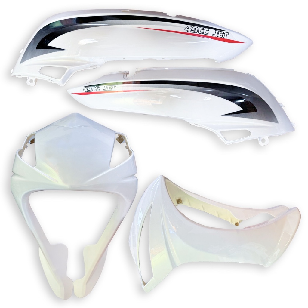 Carenagem Frontal Bico + Rabeta Par Shineray Jet 50/125