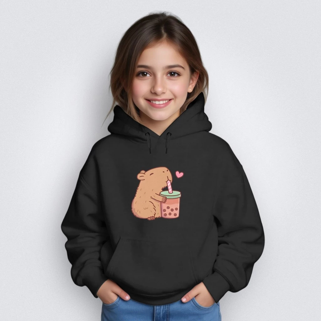 Moletom Infantil Fofo Quentinho Canguru Flanelado Bolso Confortável