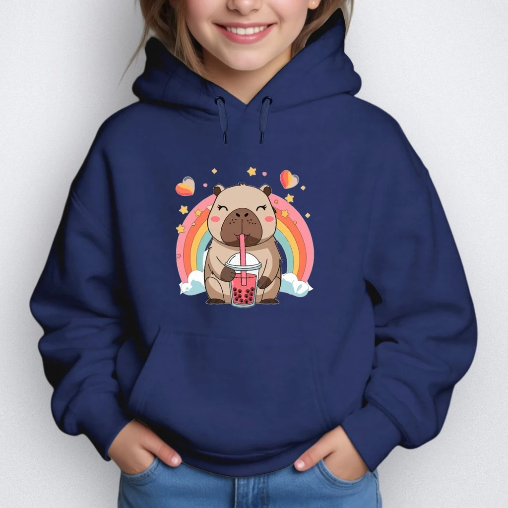 Moleton Feminino Infantil  Liso Casaco Básico Infantil Moletom Infantil Casaco Criança Moda Juvenil