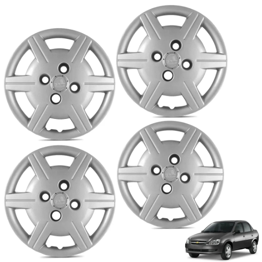 Jogo de Calotas Grid Aro 13 - GM Corsa Classic - 262069/ NT0887