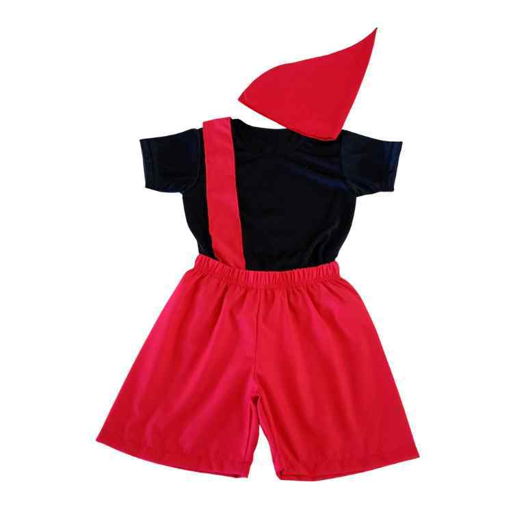 Fantasia Bermuda e Gorro Menino Infantil