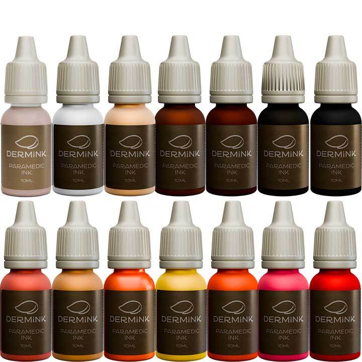 Pigmento 10ml Dermink  micropigmentação em diversas áreas sobrancelhas boca aréola estrias olheiras e camuflagem