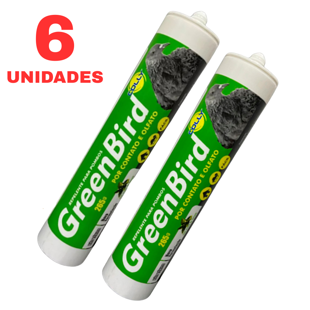 Kit 6 GreenBird Aroma de Hortelã para Sacadas Telhados e Muros