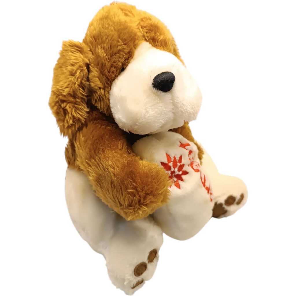 Pelúcia Parmalat Original Antiga Cachorro Coleção Mamíferos Marrom (Usado)