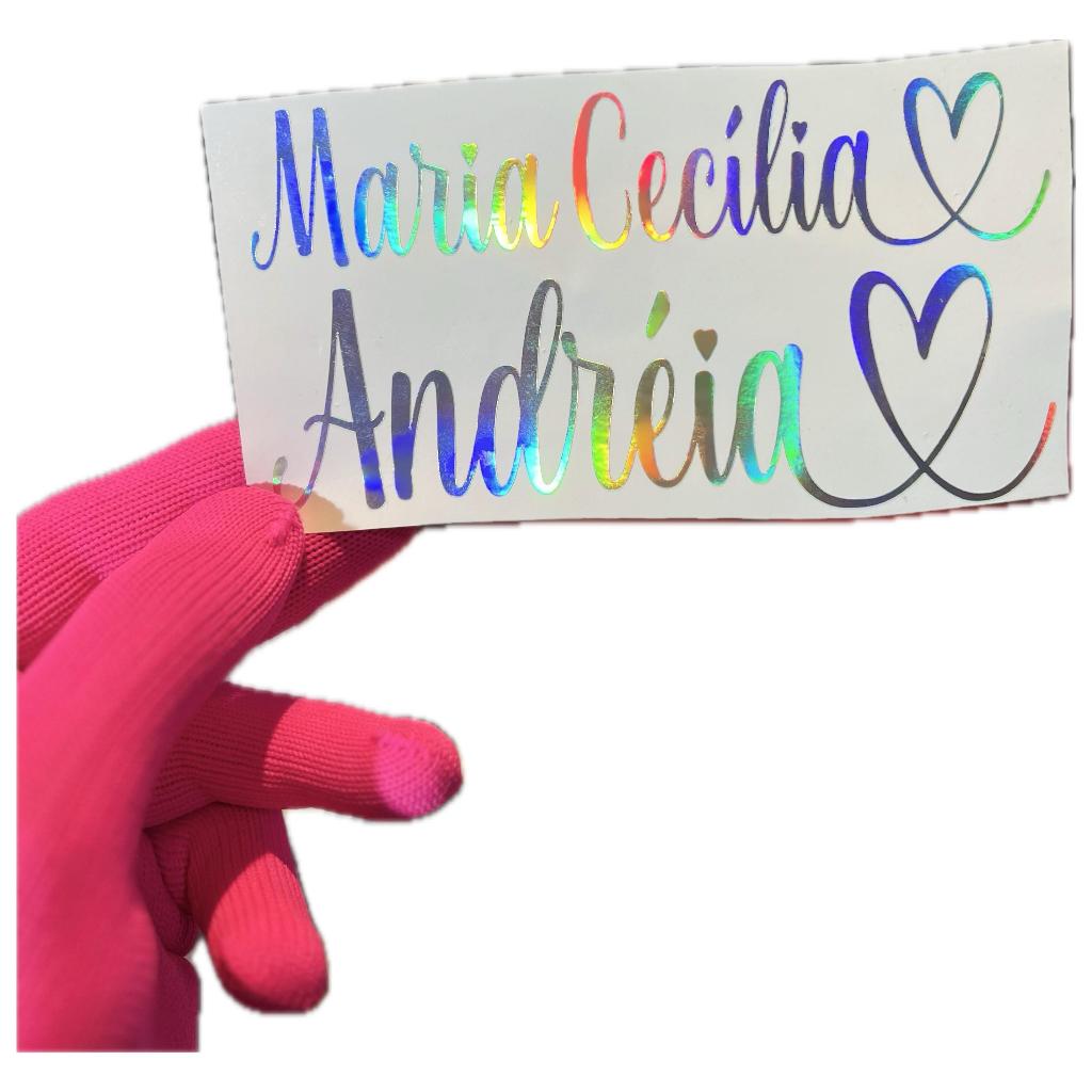3 Adesivos Seu Nome 15cm de largura LEIA O ANUNCIO em Oferta na Shopee