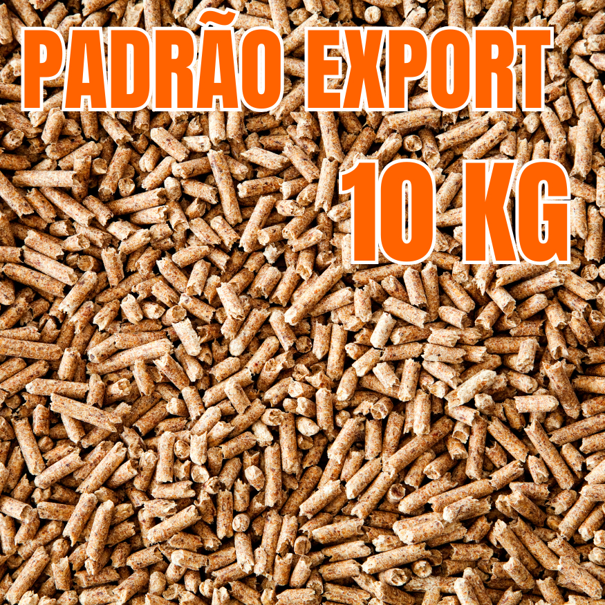 Areia Granulado Higiênico de Madeira Premium para Pets, Gatos Roedores 10KG