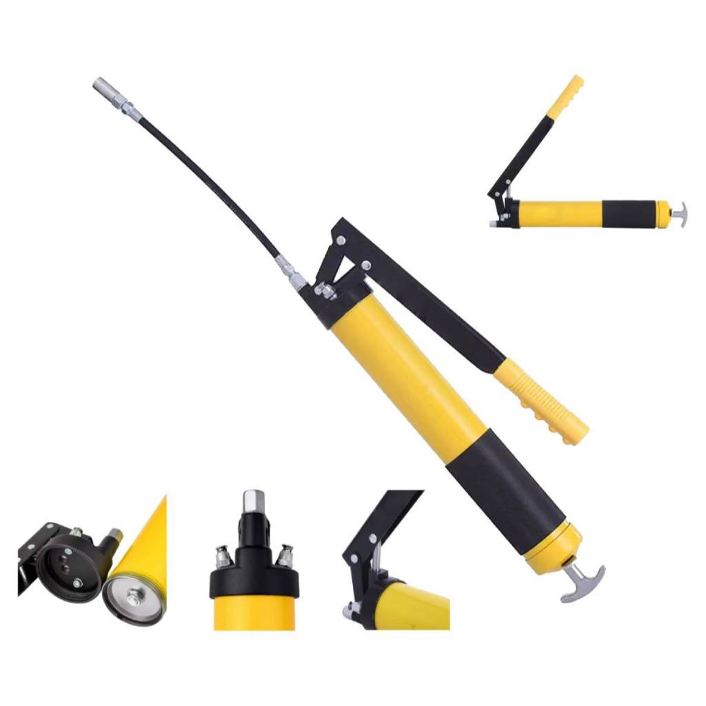 Engraxadeira Manual 13 Pol. Tipo Bomba Com Acessórios Versátil Durabilidade