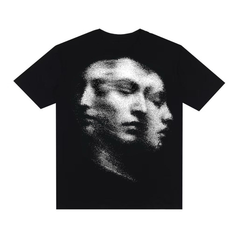 Camiseta Oversized Streetwear Unissex Estampa Gótica Y2K Algodão Manga Curta Camisa Estilosa Casual