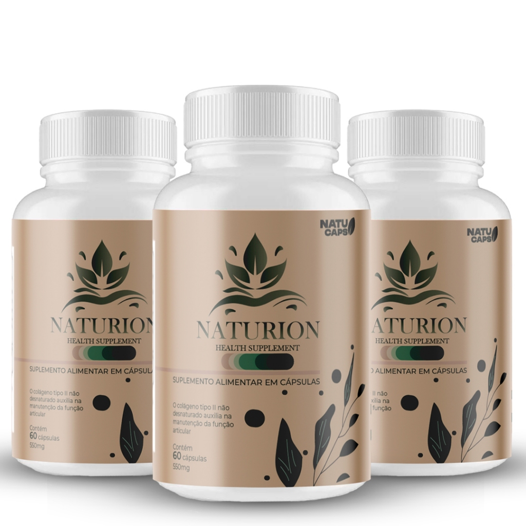 Kit 3 Un Naturion Suplemento Alimentar Vigor Disposição em Oferta na Shopee