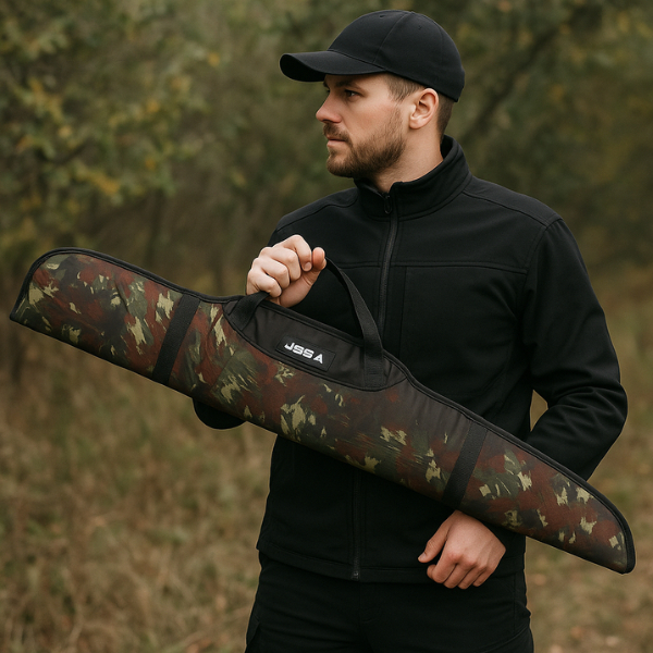 Capa Protetora Carabina 1.10 Mts Case Estojo Bolsa Rifle Bolso Interno Proteção Almofadada Forrada