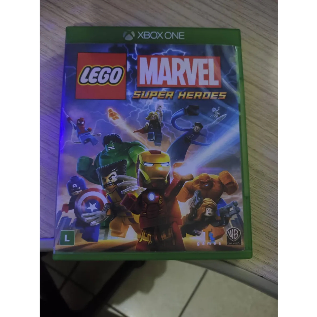 Jogo Lego Marvel Super Heroes Mídia Física Xbox One - Usado