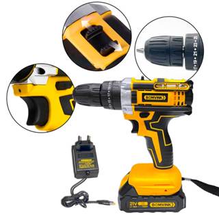 Parafusadeira Furadeira [21V]Parafusadeira Bateria 21V Bom 9961 com Controle de Torque Parafusadeira Recarregável 21V co