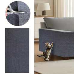 Arranhador Adesivo para Gatos Protetor Sofá Cama Paredes Multifuncional Carpete Premium