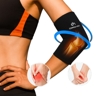 Manga Térmica Multifuncional com Gel Quente e Frio Copper Heal Alívio Rápido deDores Musculares em Oferta na Shopee