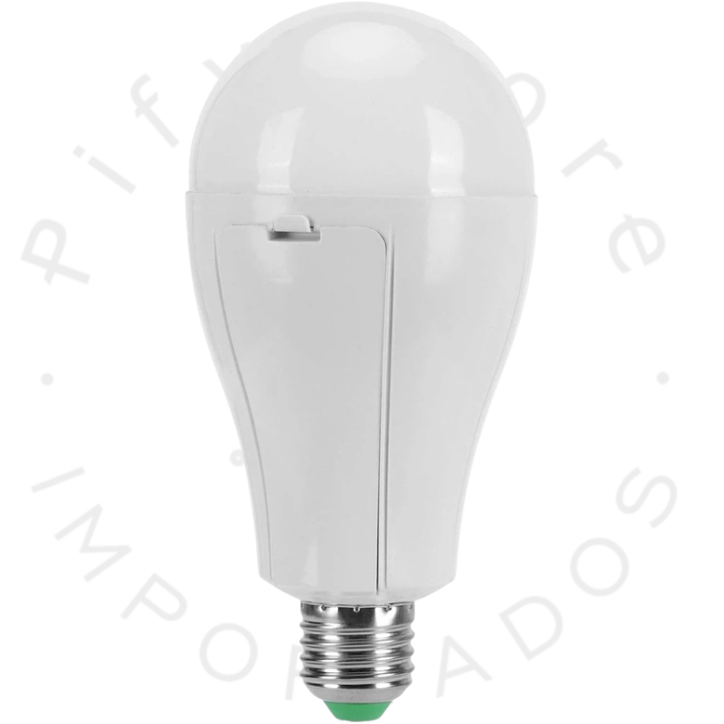 Lâmpada LED de Emergência Recarregável 20W 7500K Eficiente e Segura Para Sua Casa e Negócio