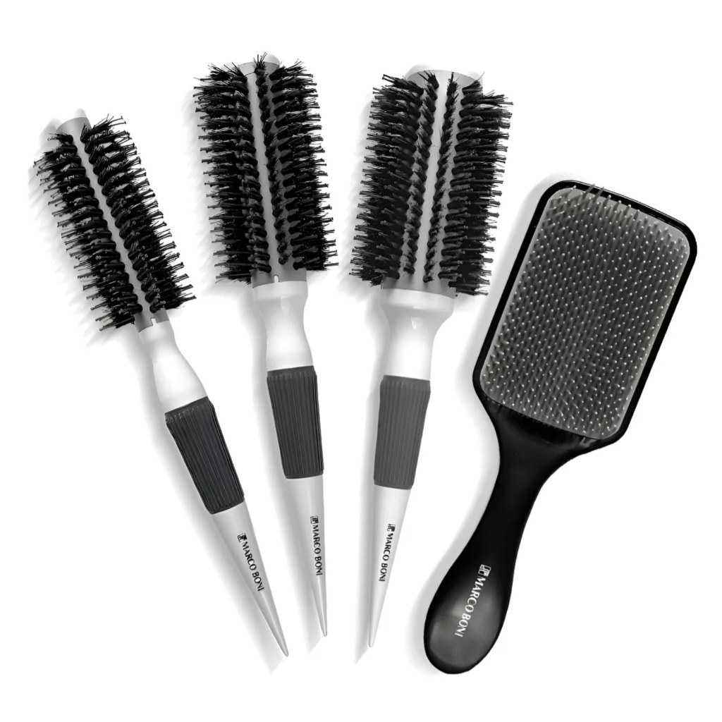 Kit 3 Escovas Thermal Ceramic Profissional Raquete Free Flex REF 6211