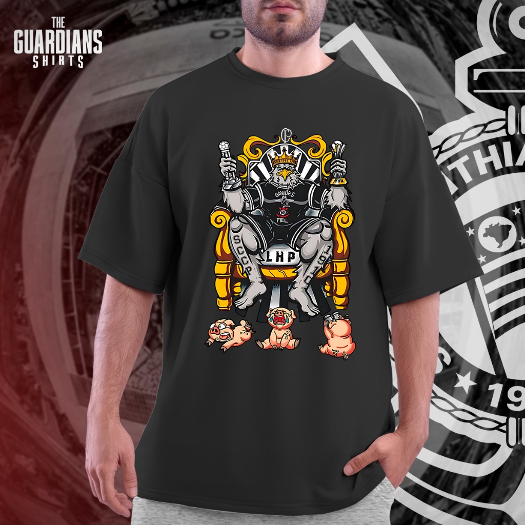 Camiseta Timão MOSAICO DA TORCIDA NO DÉRBI Gaviões da Fiel 100% Algodão