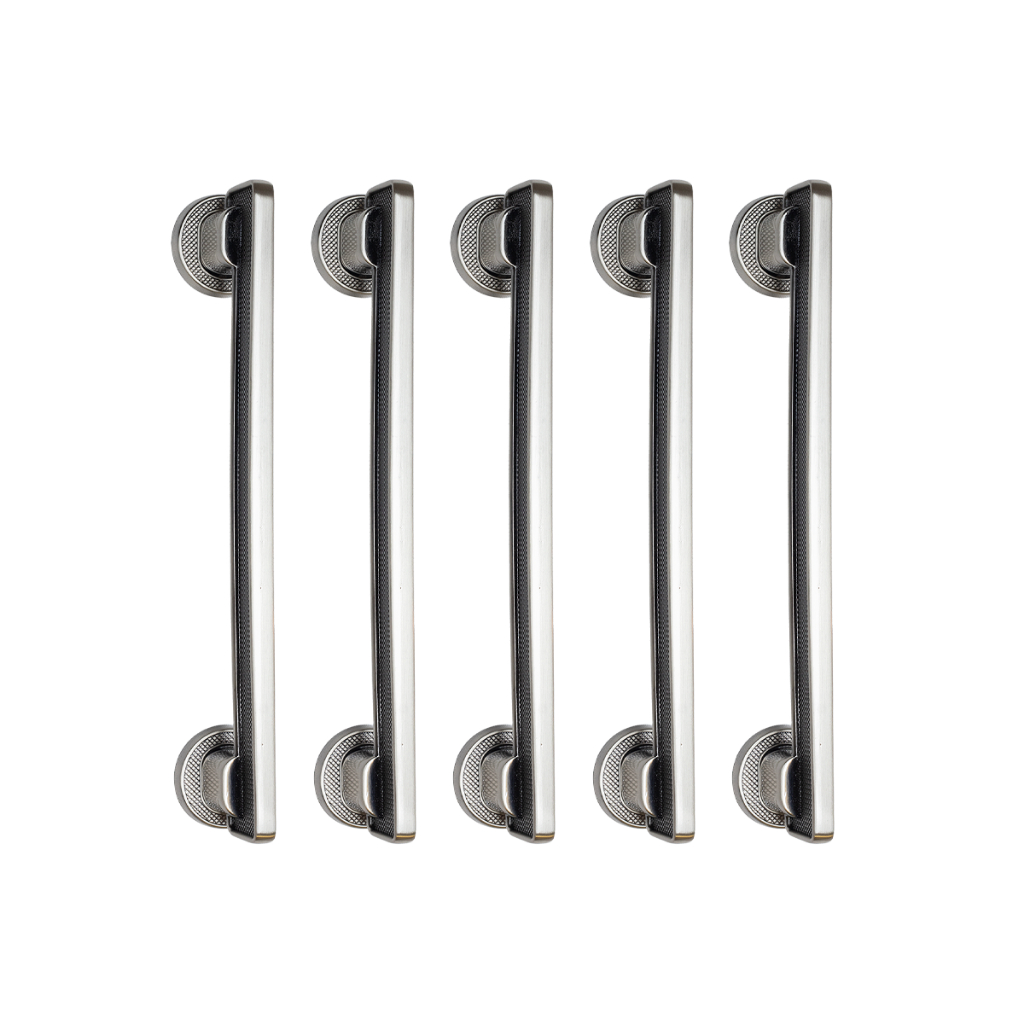 Kit 5 Puxadores C/ Parafusos Armário Porta Quarto Napoli 160mm
