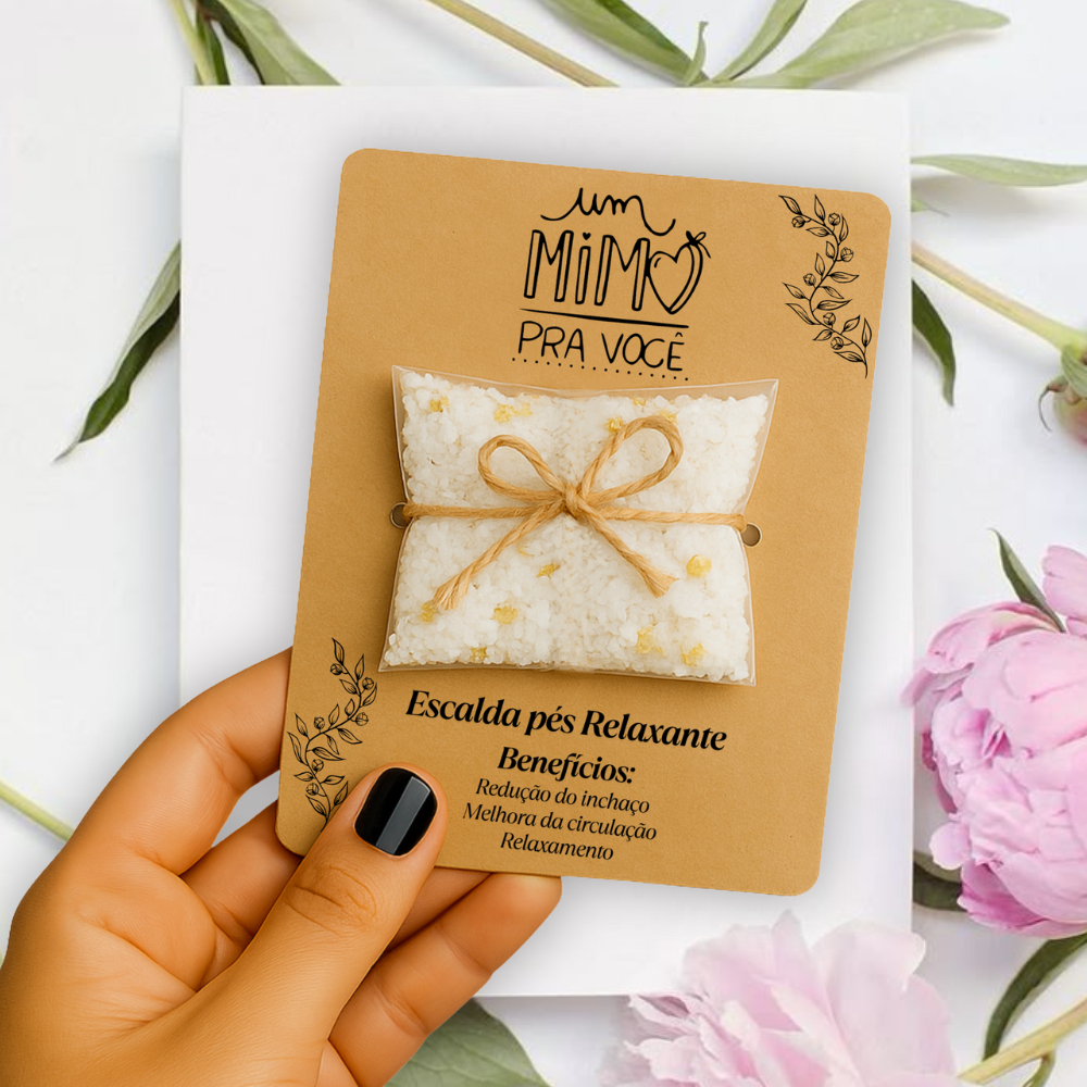 Escalda Pés Lembrancinha - brinde para clientes com 10/20/30 unidades em Oferta na Shopee