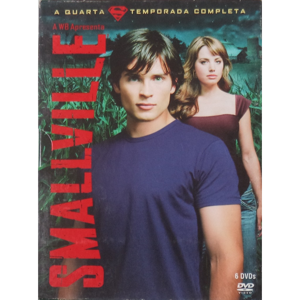 Box Smallville 4° Temporada Completa Dvd Digipack