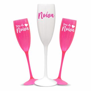 Kit 30 Taças Espumante 190ml Acrílica - Personalizadas Chá de lingerie despedida de solteira madrinhas Bride Noiva em Oferta na Shopee