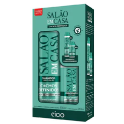 Kit Shampoo e Condicionador Eico Salão em Casa - Cachos Definidos