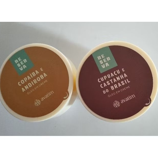 Óleo em Creme Copaíba & Andiroba e Cupuaçu & Castanha do Brasil  230g - Avatim
