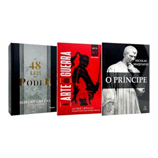 As 48 Leis do Poder + A Arte Da Guerra + O Príncipe - 3 Livros Físicos em Oferta na Shopee
