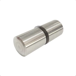 Puxador para Box de Banheiro Porta De Vidro Blindex Duplo - Semi Brilho e Preto