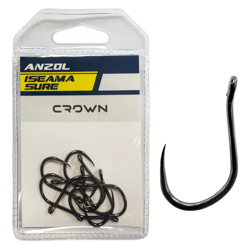 Anzol Crown Iseama Sure Black 16 C/10 - Crown