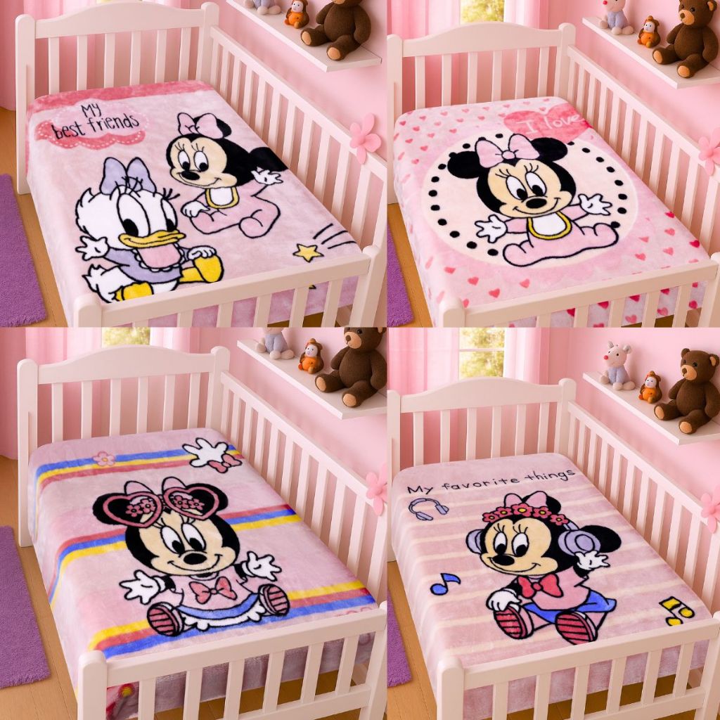 Cobertor Neném Macio Quentinho Disney Minnie Antialérgico na Caixa Produto Original Licenciado em Oferta na Shopee