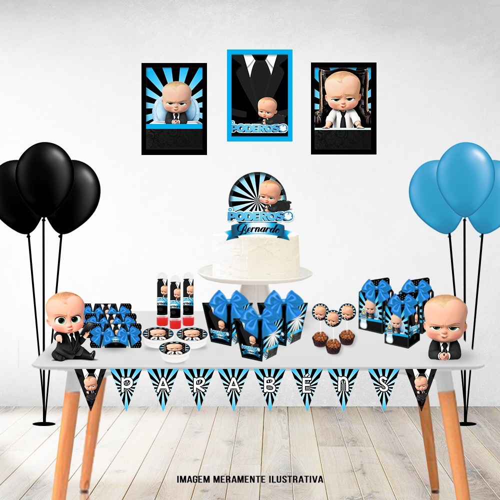Kit Mesversário/ festa/ aniversário PODEROSO CHEFINHO Personalizado | Festa Só Bolinho | Caixa | Lembrancinha