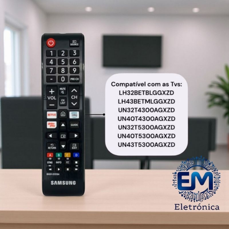 Controles Compativel Smart Tv Samsung Globoplay em Oferta na Shopee