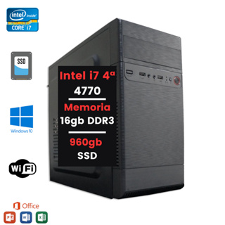 Computador Desktop Intel Core I7 4ªgeraçao/16gb Ram/ssd 960 em Oferta na Shopee