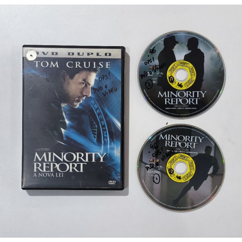Dvd Filme - Minority Report A Nova Lei - Tom Cruise Dvd Duplo