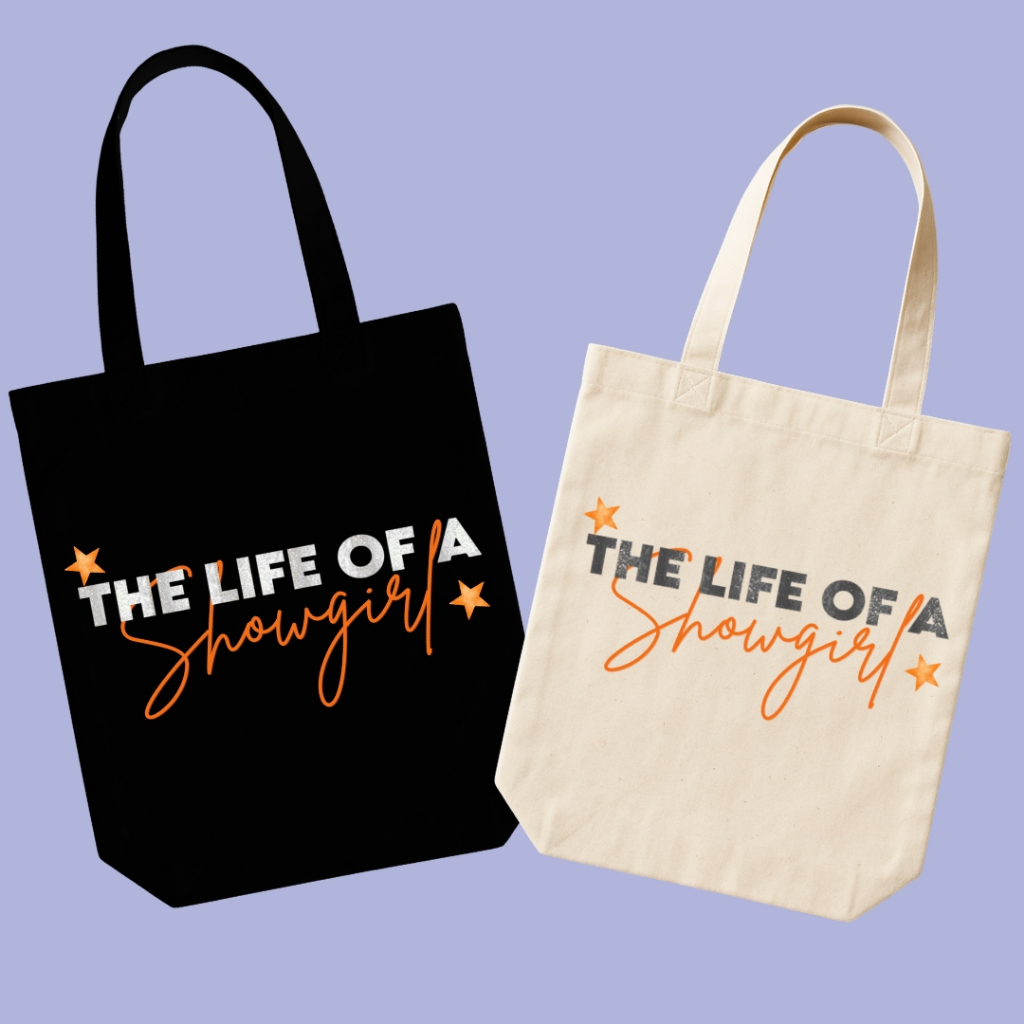 Ecobag Estampada The Life Of A Showgirl Cantora Pop Internacional | Bolsa 100% Algodão 35x40