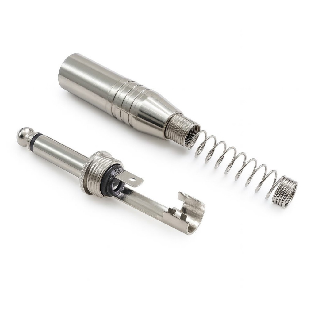 Kit Plug P10 Mono Metal Profissional Mola Estendida